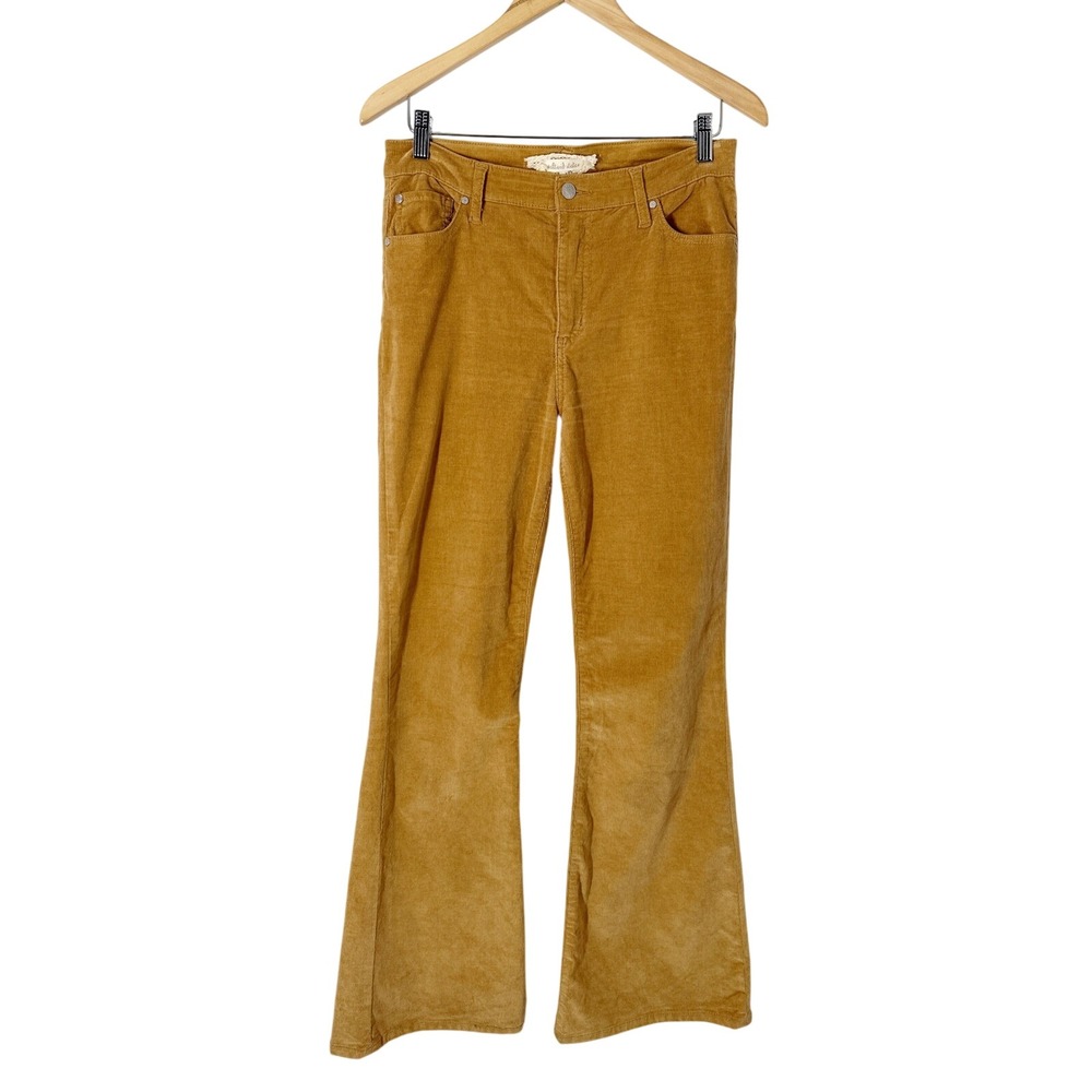 Altar'd State Camel Corduroy Flare Pants Women's Size 11/30 Lightweight